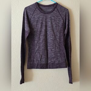 Lululemon Women's Purple Long Sleeve Top Size M